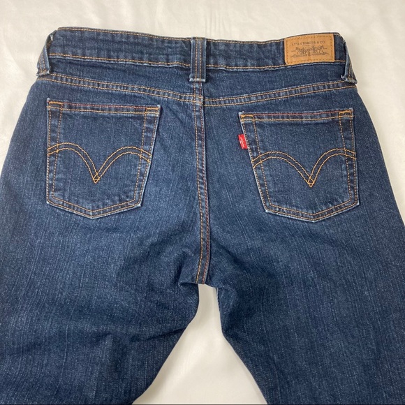 Levi’s 545 Blue Denim “Low & Skinny” Sz 6 - Picture 3 of 10